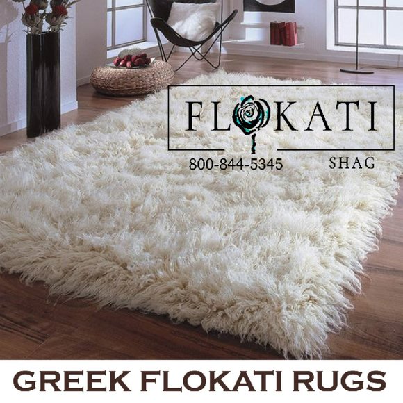 BRAND NEW 6x9 FLOKATI RUG | LONG 4" ORGANIC WOOL PILE | LIKE WALKING ON A CLOUD - Picture 6 of 6